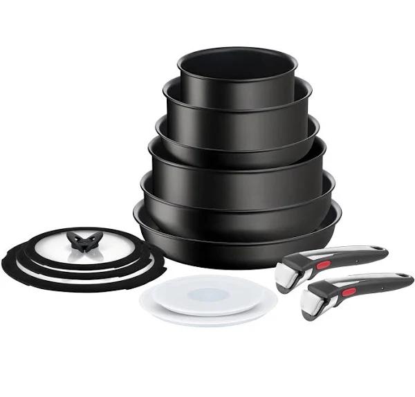 Tefal Ingenio Unlimited On 13 Piece Non-stick Induction Pan Set, 22&28 cm Frying Pans, 16&20 cm Saucepans, 24 cm sautepan, 26 cm Wok Pan, 16&20&24