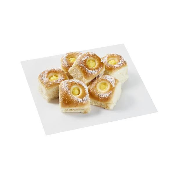 Coles Bakery Custard Bunlet 6 Pack