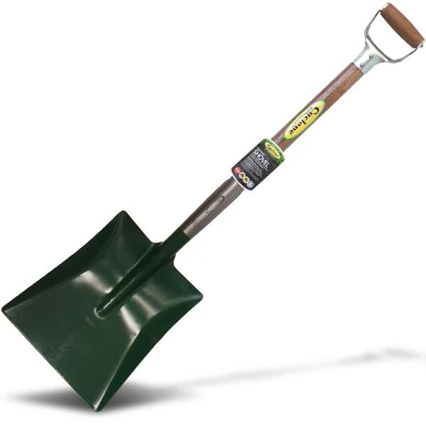 Cyclone 641916 Galvanised Square Mouth Medium D-Handle Shovel