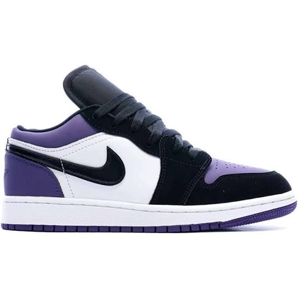 Air Jordan 1 Low (GS) 'Court Purple' Shoes - Size 5.5Y