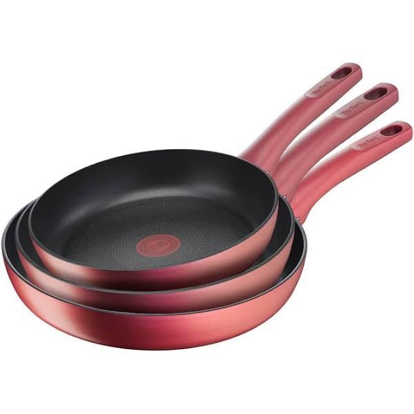 Tefal Perfect Cook 3pc Induction Non Stick Frypan Set