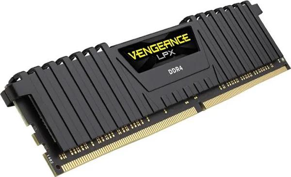 Corsair Vengeance LPX 16GB (1x16GB) DDR4 3000MHz C16 Black Desktop Gaming Memory