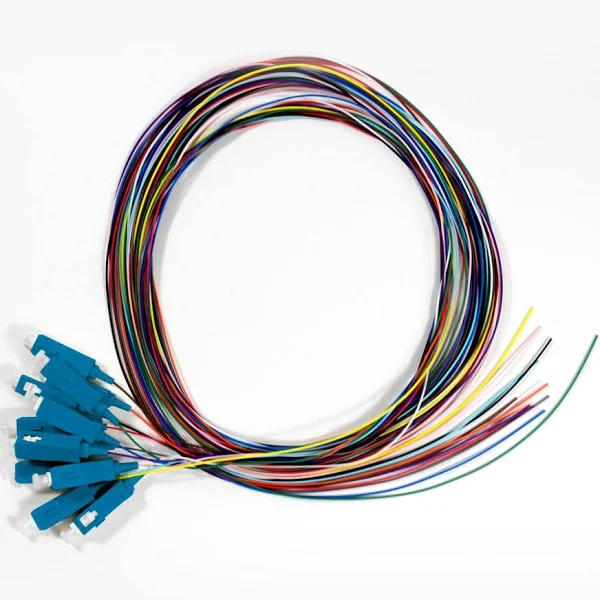 Serveredge SC Pigtail OS2-2M-12 Fibres (12 Colour)