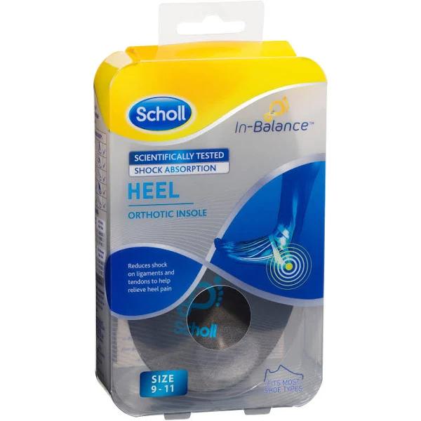 Scholl In-Balance Heel & Ankle Orthotic Insole Large