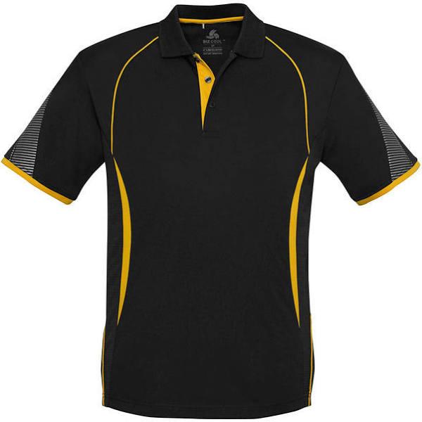 Biz Collection P405KS Razor Kids Polo 10 / Black/Gold