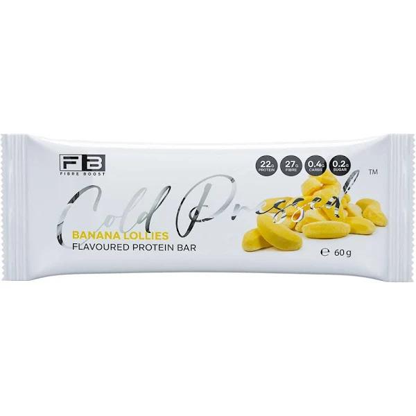 Fibre Boost Cold Pressed Protein Bar 60 G / Banana Lollies