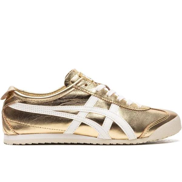 Onitsuka Tiger - Mexico 66 Gold/White Sneakers - Unisex - Rubber/Leather/Leather - 8