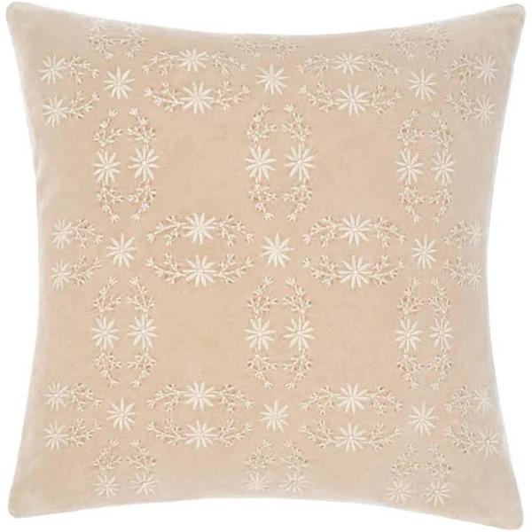 Linen House Abigail Filled Cushion (Sand) - 45x45cm