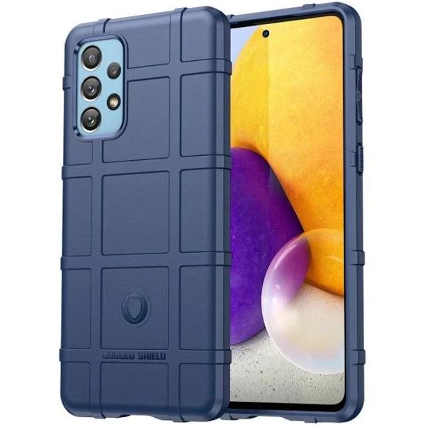 For Samsung Galaxy A73 5G Case, Shielding Shockproof Cover, Blue