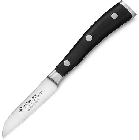 Wusthof Classic Ikon Paring Knife 8 cm. Black