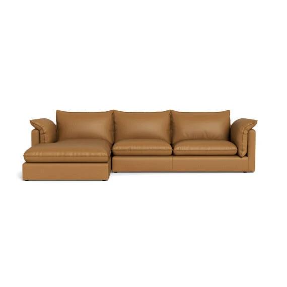 Sorrento Leather Modular Sofa Taffy by Freedom, 100% Leather SA