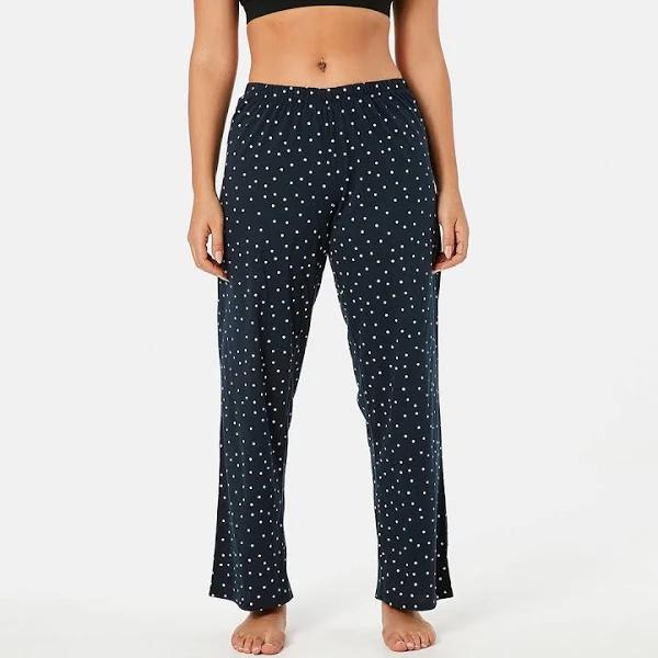 Kmart Printed Knit Pants-Nvy Spots Size: 6