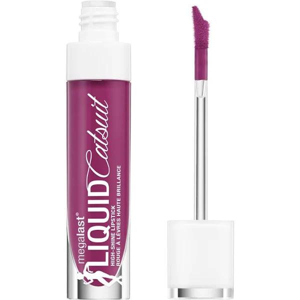 Wet N Wild Megalast Liquid Catsuit High Shine Lipstick, Berry Down Lo