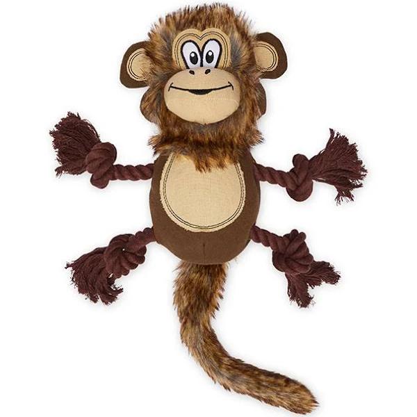 Mix or Match 30 Plush Monkey Long Tail Dog Toy Multi 49cm