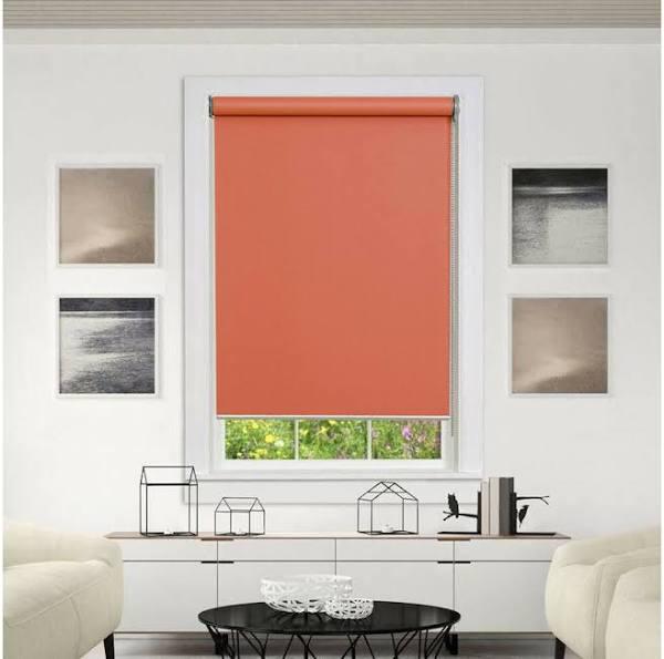 Burma Room Darkening Roller Blinds 220cm Drop Tuscan