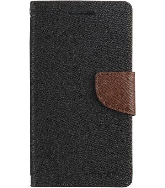 Fancy Diary Case for iPhone 13 Mini Black/Black