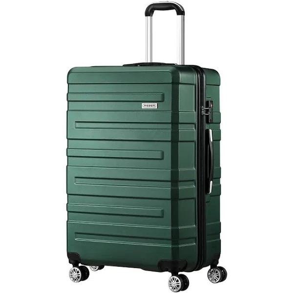 Mazam 28" Luggage Suitcase Trolley Set Travel TSA Lock Storage Hard Case Green