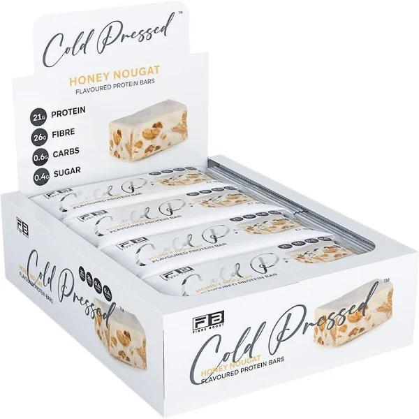 Fibre Boost Cold Pressed Protein Bar Box of 12 / Honey Nougat