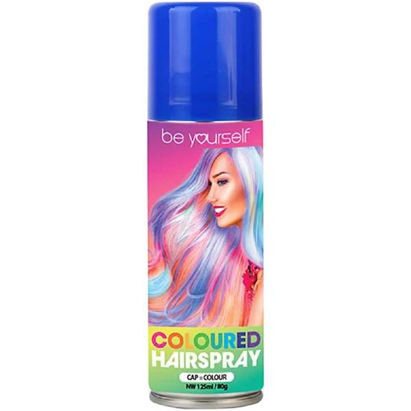 Be Yourself Coloured Hairspray 125ml - Blue