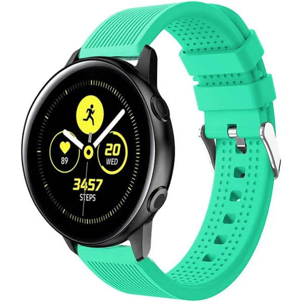 Strapmall Watch Band for Garmin Forerunner 245/645 Vivomove/Vivoactive-Teal - AfterPay & zipPay Available