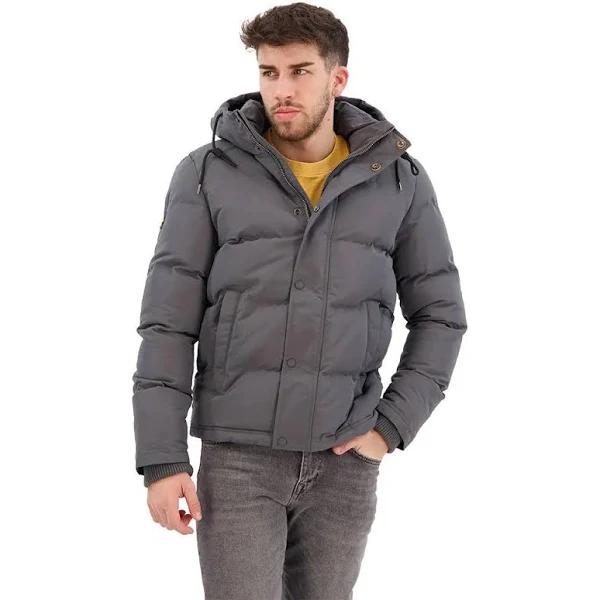 Superdry Everest Short Puffer Jacket Grey XL Man