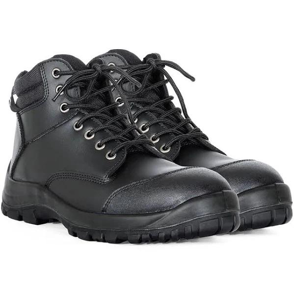 JB's Steeler Zip Lace Up Safety Boot (9F9) Black / 10.5 AU/UK