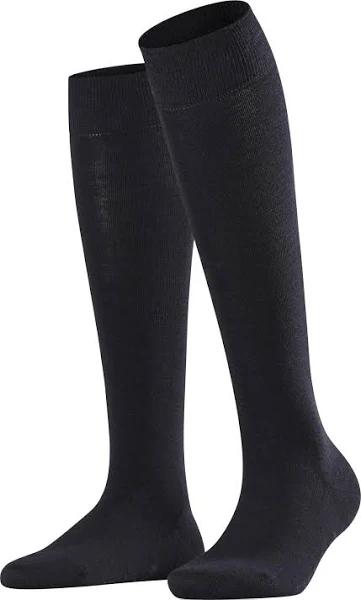 Falke Navy Softmerino Knee High Socks