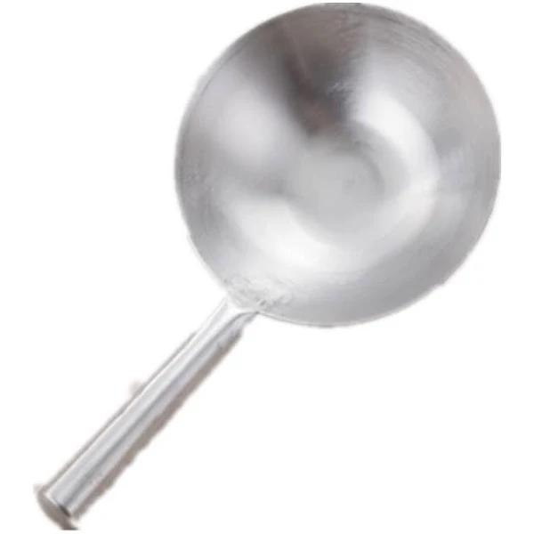 Stainless Steel Kitchen Spoon Water Spoon Large Scoop, Size:30cm(All Steel)