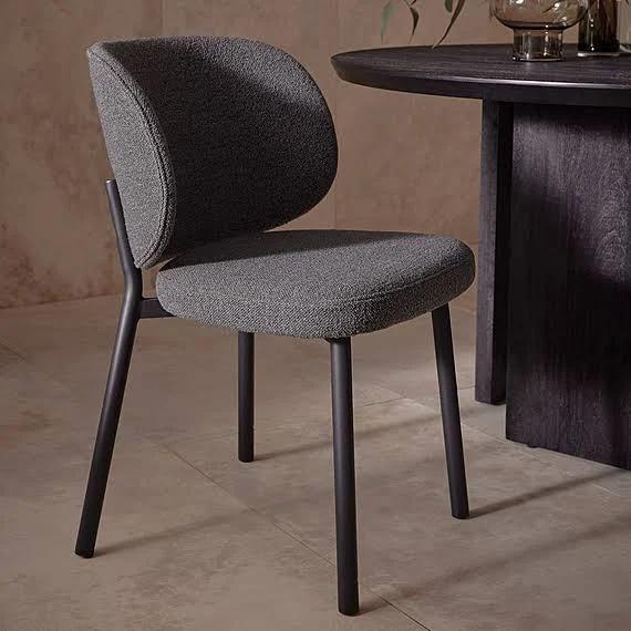 Gomez Dining Chair Dark Grey by Freedom