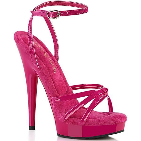 Fabulicious SULTRY-638 Hot Pink Patent/Hot Pink Size 7