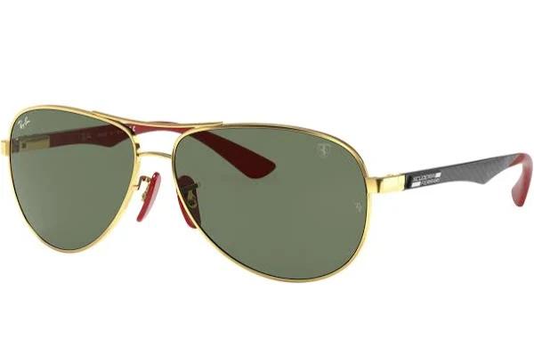 Ray-Ban RB8313M Scuderia Ferrari Gold Sunglasses Gold