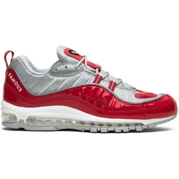 Nike Supreme x Air Max 98 'Red' Mens Sneakers In Red - Size 8.5