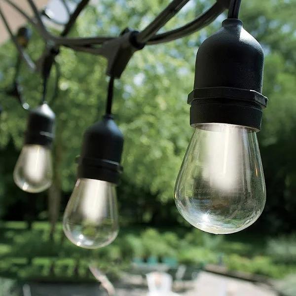 Milano Decor Edison Globe Solar Powered Lamp String Lights - White 20