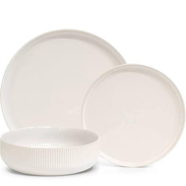 Salt&Pepper Brae 12 Piece Dinner Set in White