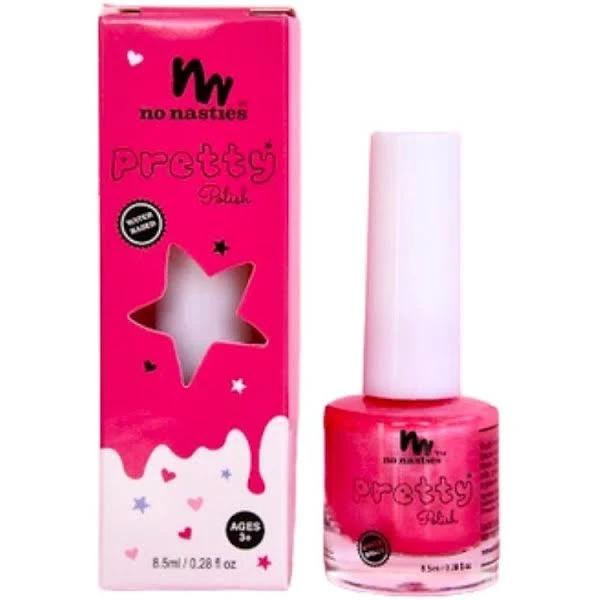 No Nasties Kids Bright Pink Water-based Kids Nail Polish