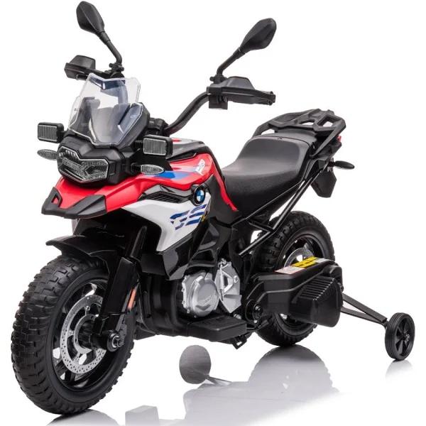 Kids Ride On Motorbike Licensed BMW F850GS Adventure Touring 12V Battery- Red