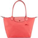 Longchamp Small Le Pliage Recycled Canvas Top Handle Bag Carrot