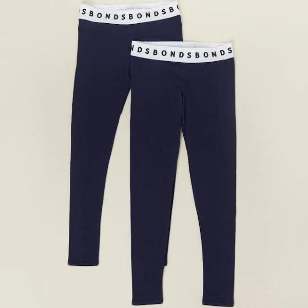 Bonds Hipster Legging 2 Pack in Navy 10