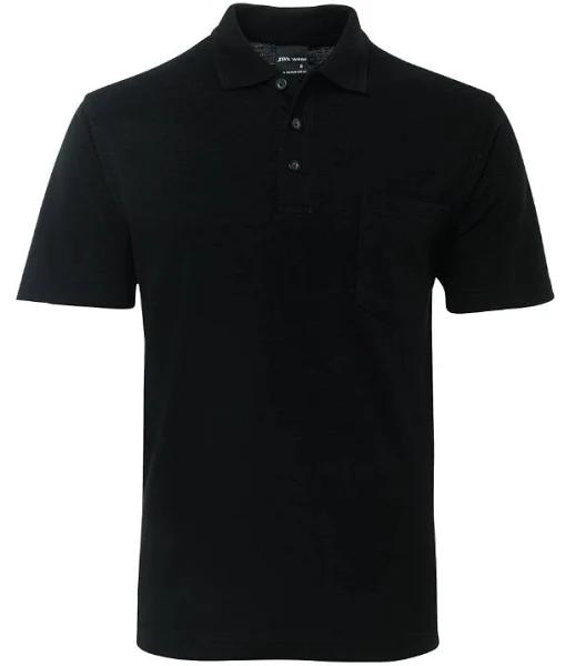 JB's Pocket Polo - 210P, 6/7XL / Black