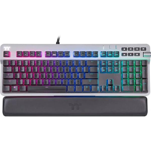 Thermaltake Argent K6 RGB Low Profile Mechanical Gaming Keyboard - Cherry MX Red, GKB-KB6-LRSRUS-01 Keyboards