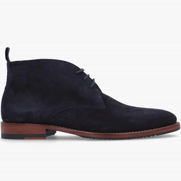 Oliver Sweeney Farleton Navy Suede Chukka Boots Colour: Navy Suede, Si