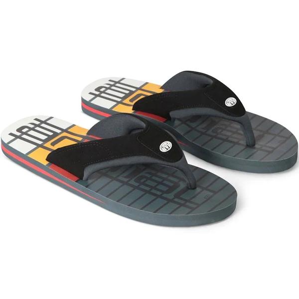 Animal Mens Jekyl Recycled Flip Flops Grey 8 UK Mixed Mens Flip Flops