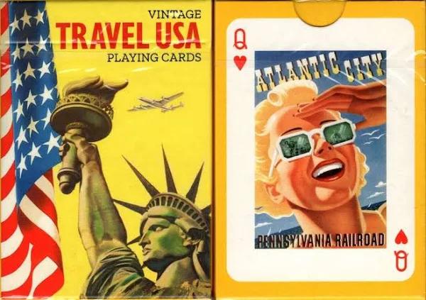 Travel USA Poker Playing Cards