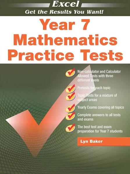 Excel - Mathematics Practice Tests: Year 7