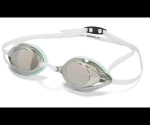 Speedo Women's Swim Goggles Mirrored Vanquisher 2.0, Silver Ice