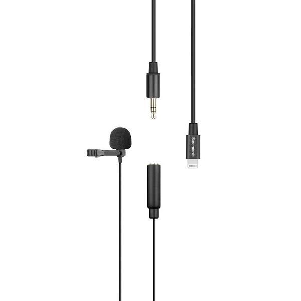 Saramonic LavMicro U1B Omnidirectional Lavalier Microphone with Lightning Connector for IOS Devices (6m)