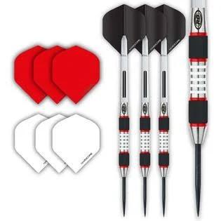 Red Dragon Evos: 28g - Tungsten Darts Set With Flights and Stems