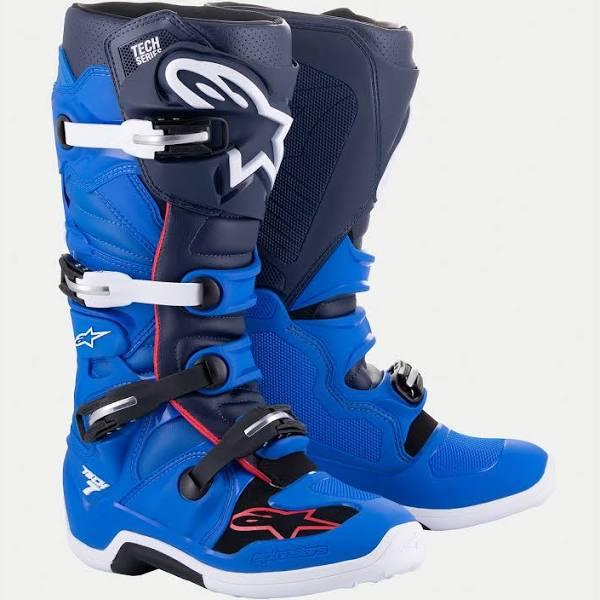 Alpinestars Tech 7 Boots Blue Red