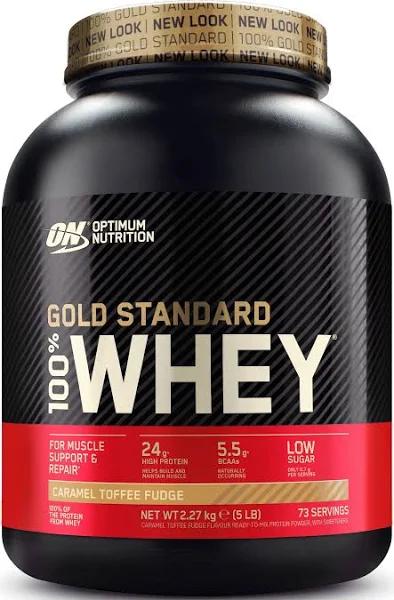 Optimum Nutrition Gold Standard 100% Whey 2270 G Caramel Toffee Fudge