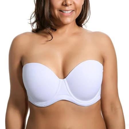 DELIMIRA Bra White Convertible Bra 40DD